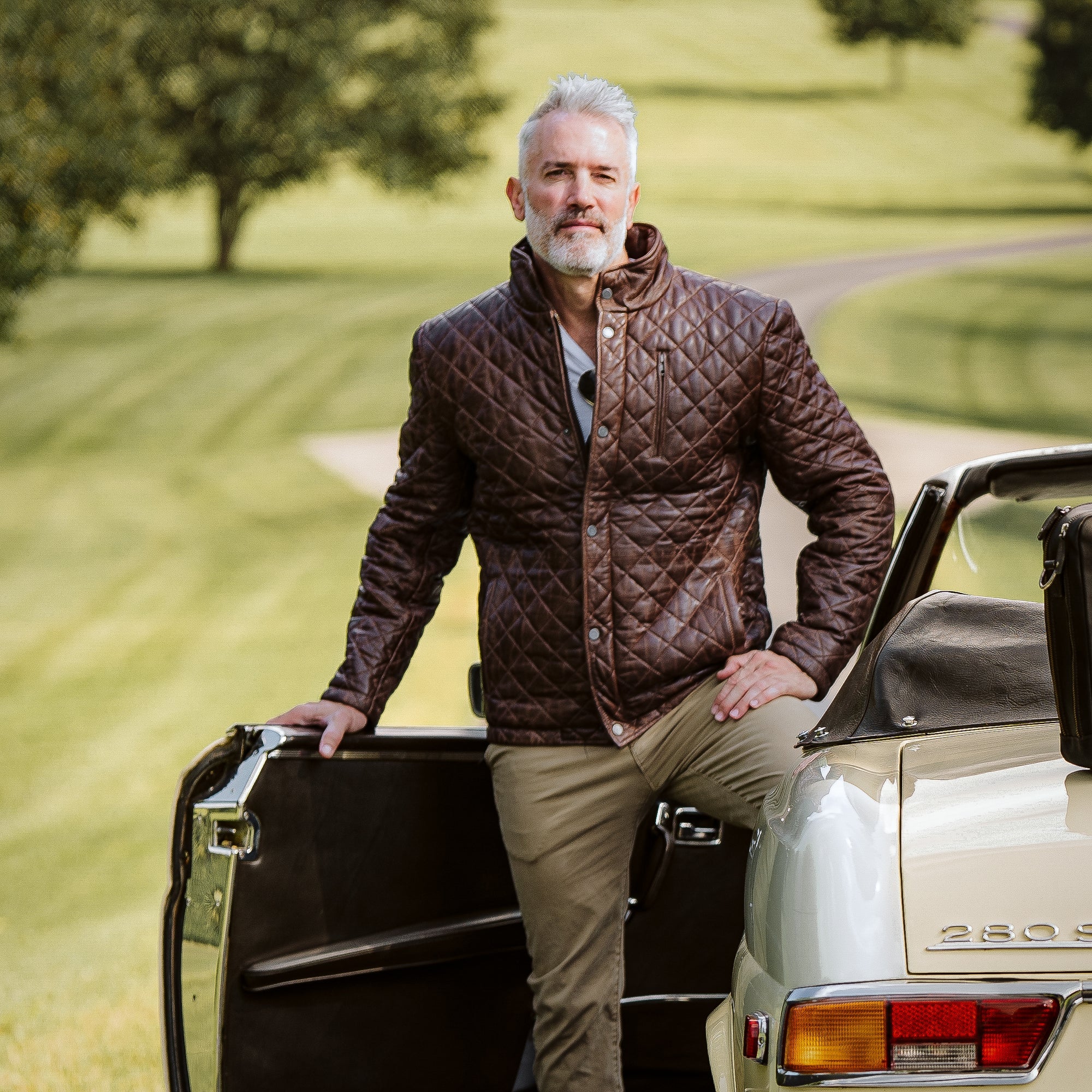Highlands Quilted Leather Jacket